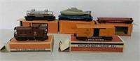 5 Lionel cars with original boxes
