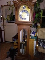 Tall Clock Apx.6 ft x 14" across Base.Needs TLC