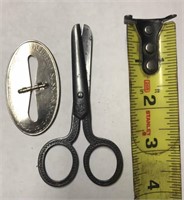 Vintage Scissors and Scissor Sharpener