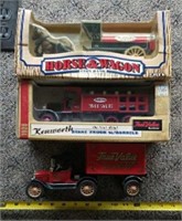 3 Vintage True value Model Trucks