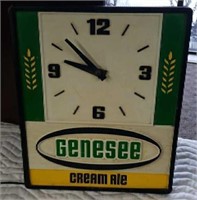 Genessee Clock Light Up Sign