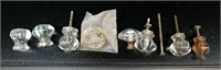 Assortment of antique Glass Knobs