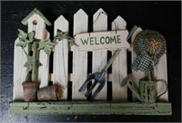 Cute gardening Welcome Sign