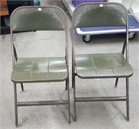2 Metal Chairs
