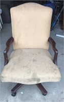 Older Padded Rocker Chair On Casters