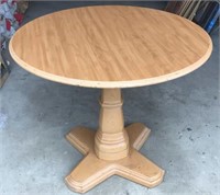 Pedestal Wood Round Table