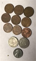 Liberty V Nickels, Wheat Pennies, Steel Wheat