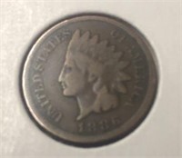 1886 Indian Head penny.