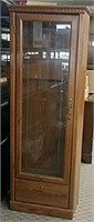 Wood and Glass Gun Cabinet