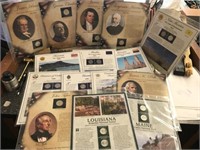 18 Pc. Presidential & State Commemorative Coin Lot