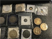 16 Pc. Commemorative Coin Lot w/ California