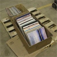 (2) Boxes of 33RPM Records