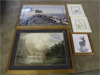 (5) Assorted Framed Prints, Varying Sizes