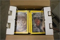 (3) Boxes of National Geographic Magazines & (1)