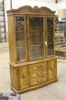 China Hutch, Approx 15"x52"x82" With Hardware