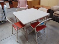 Vintage Samsonite Folding Chairs & Table