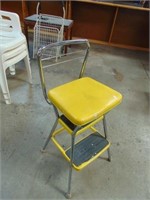 Vintage Cosco Yellow Seat/Stool