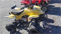 Kids 110 CC yellow ATV bill of sale only