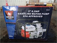 3" Water Pump, 6.5 HP Gasoline