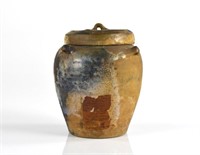 13TH C. TONKIN POTTERY COVERED JAR