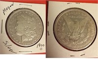 1900 Morgan US silver dollar "O MINT" !!