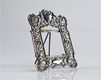 CHINESE EXPORT SILVER PICTURE FRAME