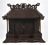 CHINESE CARVED WOODEN FAMILY ALTAR