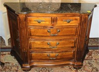 Contemporary Buffet Chest with marble top