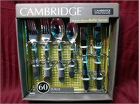 Cambridge Silversmiths Surge Satin 60pc Flatware