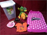 Asst. Pet Toys, Apparel, & Food Container