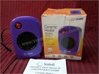 Soleil Personal Electric Ceramic Heater