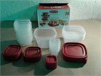 Rubbermaid 36pc. Food Storage Containers