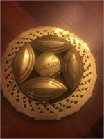 10 inch diameter - brass trinket box centerpiece
