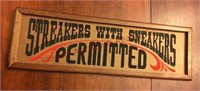 Streakers with sneakers bar sign- 19 inches across