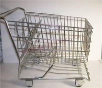 metal childs shopping cart