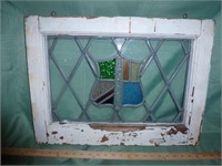 Antique English Stained Glass Window