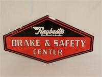 RAYBESTOS BRAKE & SAFETY CENTRE SST EMBOSSED SIGN