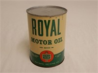 ROYAL MOTOR OIL U.S. QT. CAN