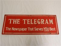 THE TELEGRAM SST SELF FRAMED SIGN