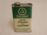 CITIES SERVICE AUTO POLISH ONE PINT US CAN