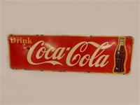 1950 DRINK COCA-COLA SST SELF FRAMED SIGN