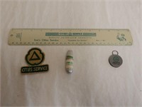 LOT OF 4 CITIES SERVICE COLLECTIBLES