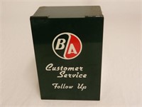 B/A GREEN/RED CUSTOMER SERVICE FOLLOW UP BOX