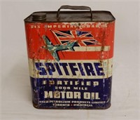 SPITFIRE MOTOR OIL SIX IMP. QT. CAN