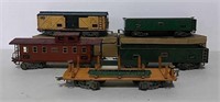 American Flyer freight cars with caboose