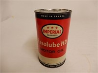 IMPERIAL 3 STAR ESSOLUBE HD IMP. QT. OIL CAN