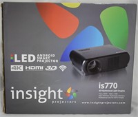 New In Box LED Android Smart Projector is770