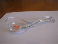 Vintage Glass Cocktail Sauce Spoon 5&1/2"