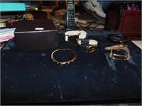 Michael Kors Gold Bracelets & Michael Kors Leather