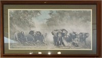 David Shepherd Lithograph Elephants
